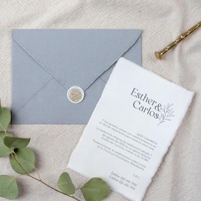 Sobre artesanal gris – Sobres para tus invitaciones de boda Sobre artesanal gris – Sobres para tus invitaciones de boda