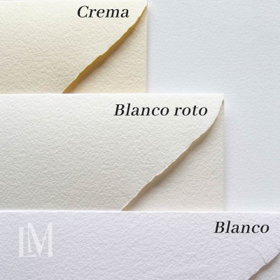 Sobre artesanal blanco – Sobres para tus invitaciones de boda Sobre artesanal blanco – Sobres para tus invitaciones de boda