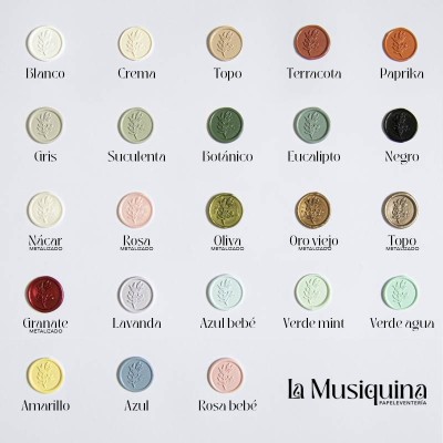 Sello de lacre autoadhesivo hortensia Sello de lacre autoadhesivo hortensia