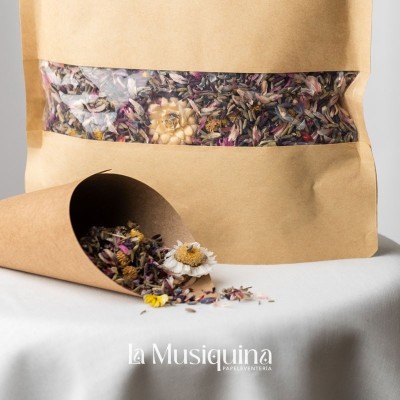 Confeti Natural de Lavanda y Flores Secas | 200g Eco | La Musiquina Confeti Natural de Lavanda y Flores Secas | 200g Eco | La Musiquina