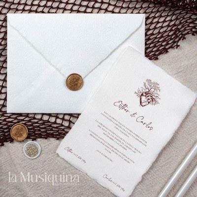 Sobre artesanal blanco – Sobres para tus invitaciones de boda Sobre artesanal blanco – Sobres para tus invitaciones de boda